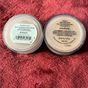 Sealed BareMinerals Concealer Bisque and Medium Mineral Veil Finishing Powder